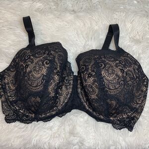 THIRDLOVE bra lace balconette convertible adjustable strap women size  40F